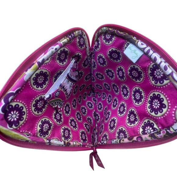 Vera Bradley Women’s Multi Quilted Paisley Floral Zip Laptop Tablet Sleeve Case - Picture 5 of 5